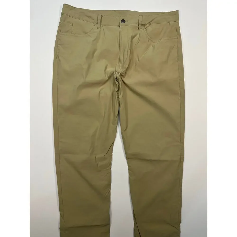 The North Face Khaki Weatherproof Nylon Stretch Pants Size 30 Long